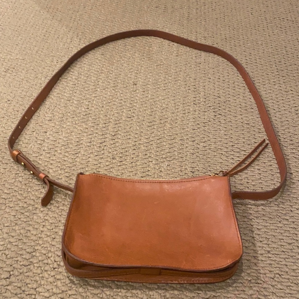 Madewell leather satchel, only worn a few times